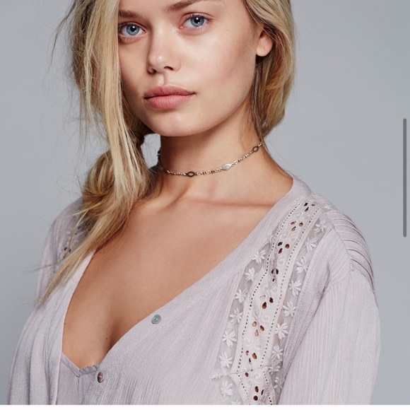 FREE PEOPLE | Courtney’s Victorian Shirt Dress - Picture 4 of 8